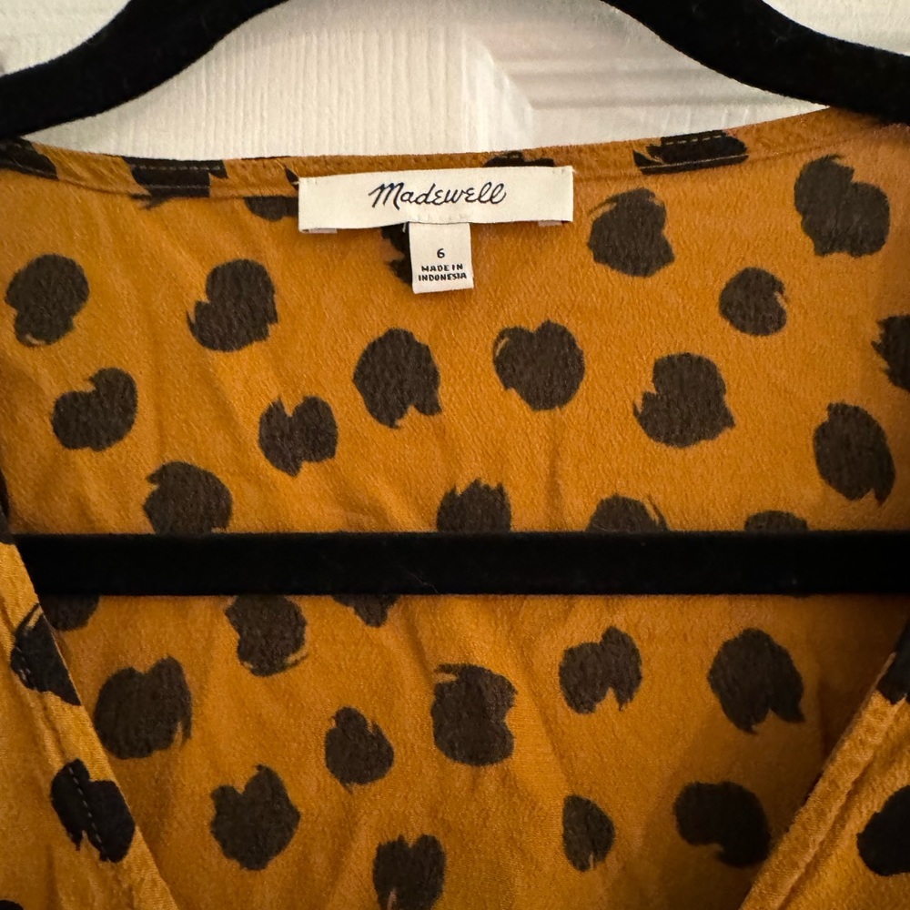 Madewell Flutter Sleeve Button Top - image 3